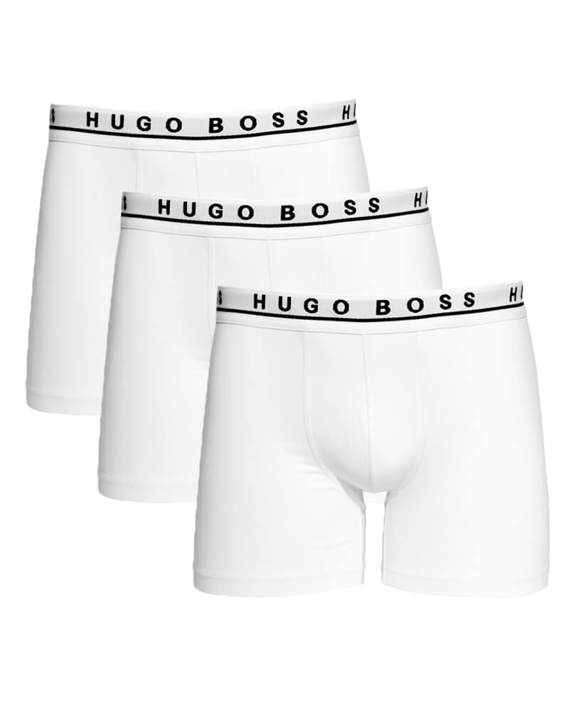 Boss Hugo Boss 3-pack Boxer Brief White - Størrelse XXL til 393,50 fra  Beautycos | Allematpriser.no