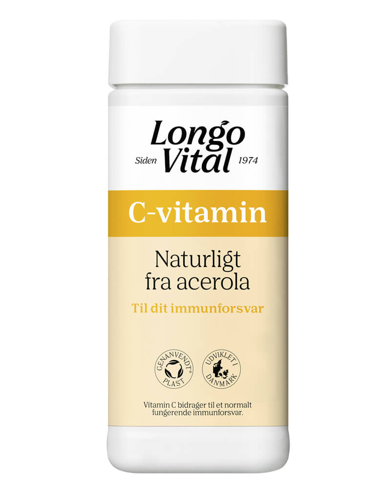 Longo Vital C-Vitamin 150 stk. til 216,95 fra Beautycos | Allematpriser.no