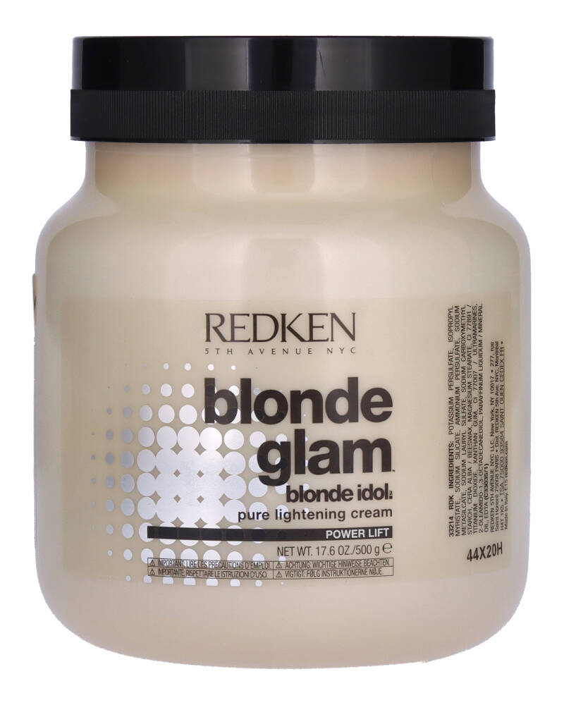 Redken Blonde Glam Pure Lightening Cream 500 g til 766,- fra Beautycos |  Allematpriser.no